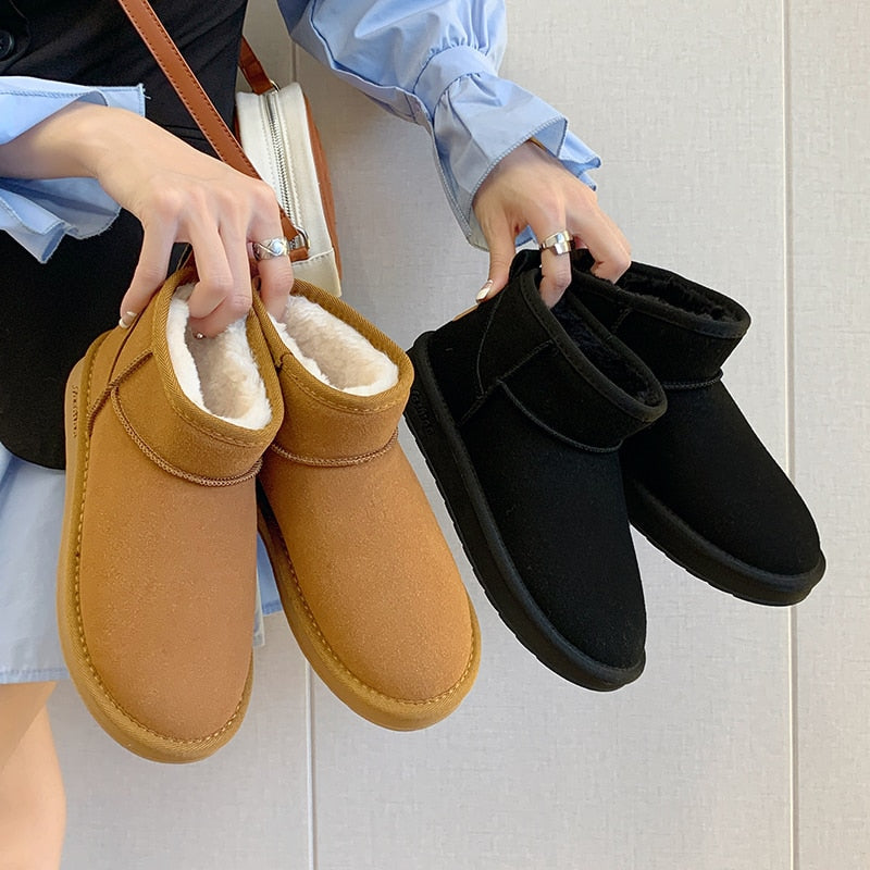 Elegante Enkellaarsjes mit Bont – Stil trifft Komfort