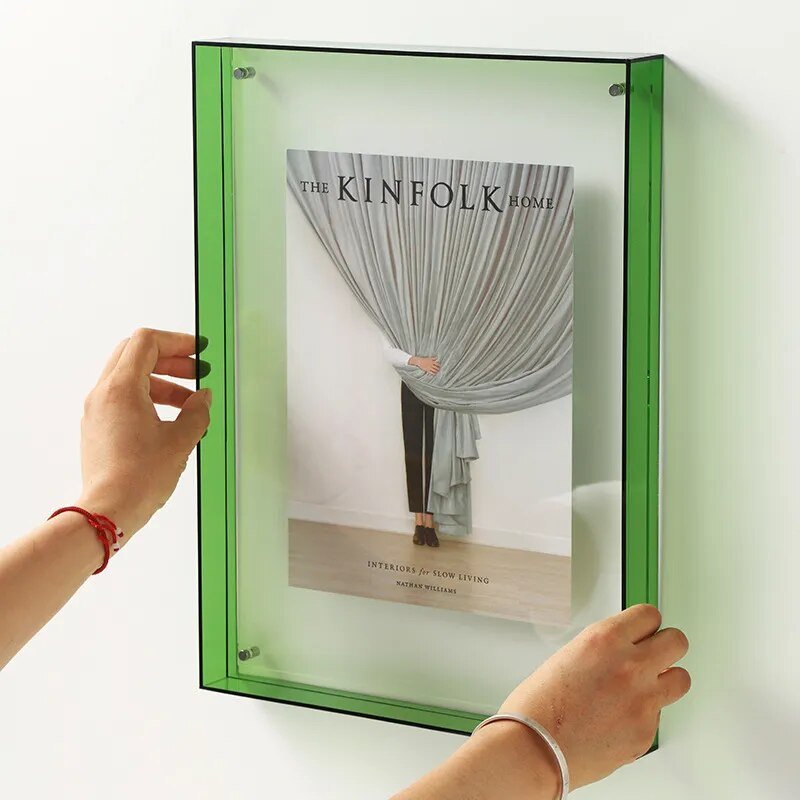 Farbiger transparenter Acryl-Bilderrahmen – Stilvolle Präsentation Ihrer Erinnerungen