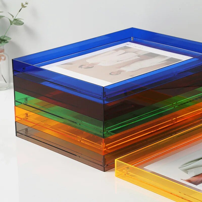 Farbiger transparenter Acryl-Bilderrahmen – Stilvolle Präsentation Ihrer Erinnerungen