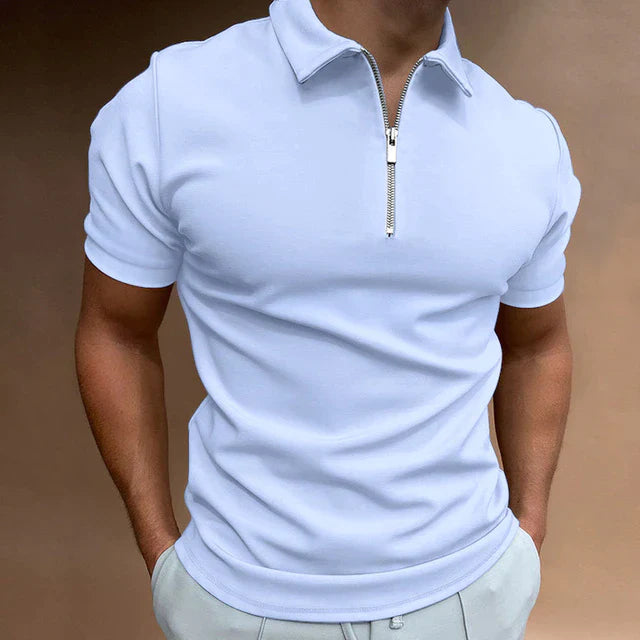 Eden Herren Polo – Lässiges Polo mit Reißverschluss