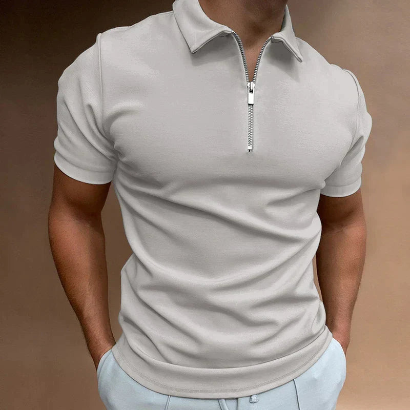 Eden Herren Polo – Lässiges Polo mit Reißverschluss