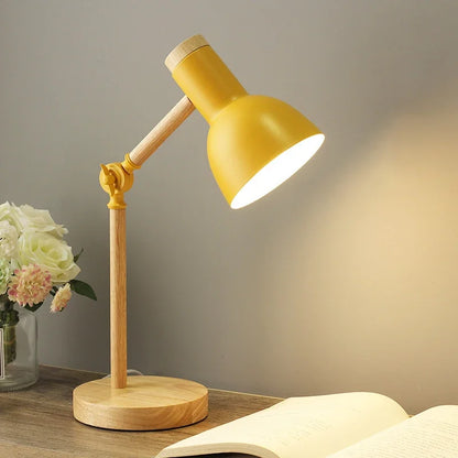 Garduru Gefärbte Holztischlampe – Stilvolles Design für jedes Ambiente