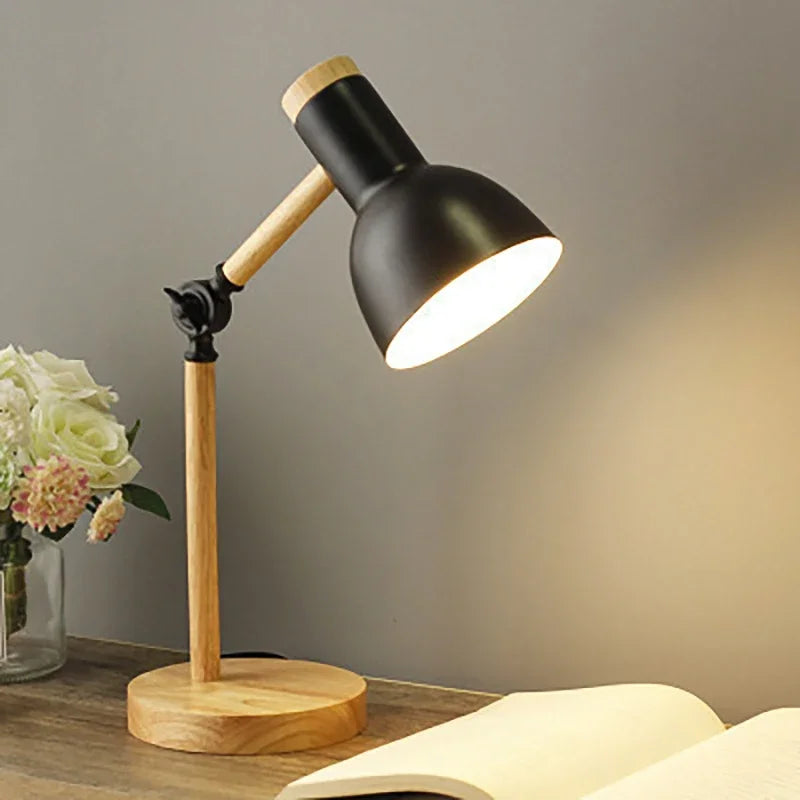 Garduru Gefärbte Holztischlampe – Stilvolles Design für jedes Ambiente