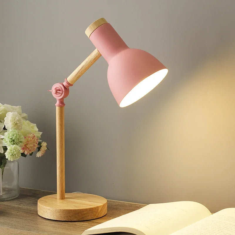 Garduru Gefärbte Holztischlampe – Stilvolles Design für jedes Ambiente
