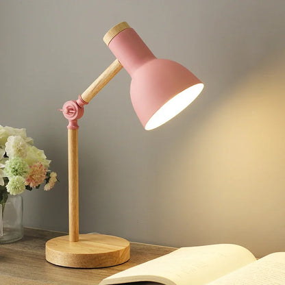 Garduru Gefärbte Holztischlampe – Stilvolles Design für jedes Ambiente