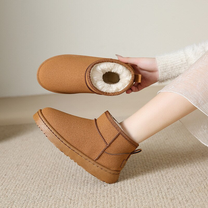 Elegante Enkellaarsjes mit Bont – Stil trifft Komfort