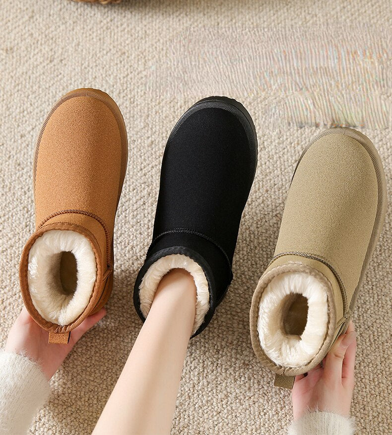 Elegante Enkellaarsjes mit Bont – Stil trifft Komfort