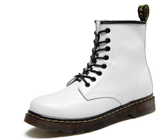 Fashion Stiefel | Halbhoher Damenstiefel mit Reißverschluss und dicker Sohle