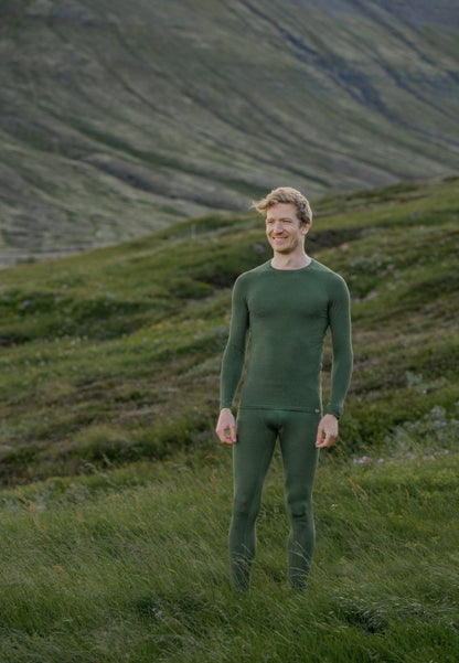 Base Layer Set aus Merinowolle für Herren – Perfekte Grundlage für jedes Abenteuer